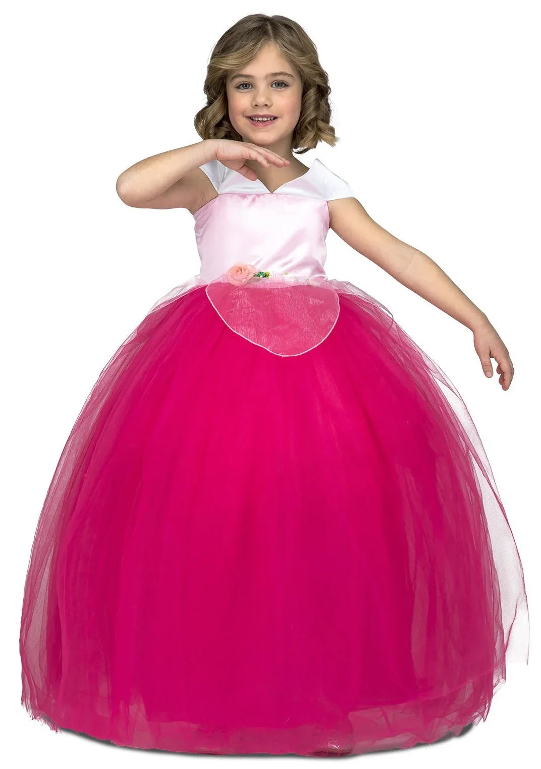 Disfraz de Bella Durmiente con Falda de Tul para Niña Cuentos y Dibujos Animados Viving